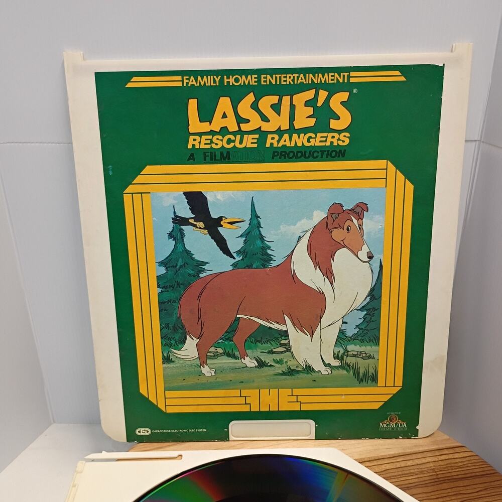 Lassie's Rescue Rangers Family Home Entertainment CED 1982